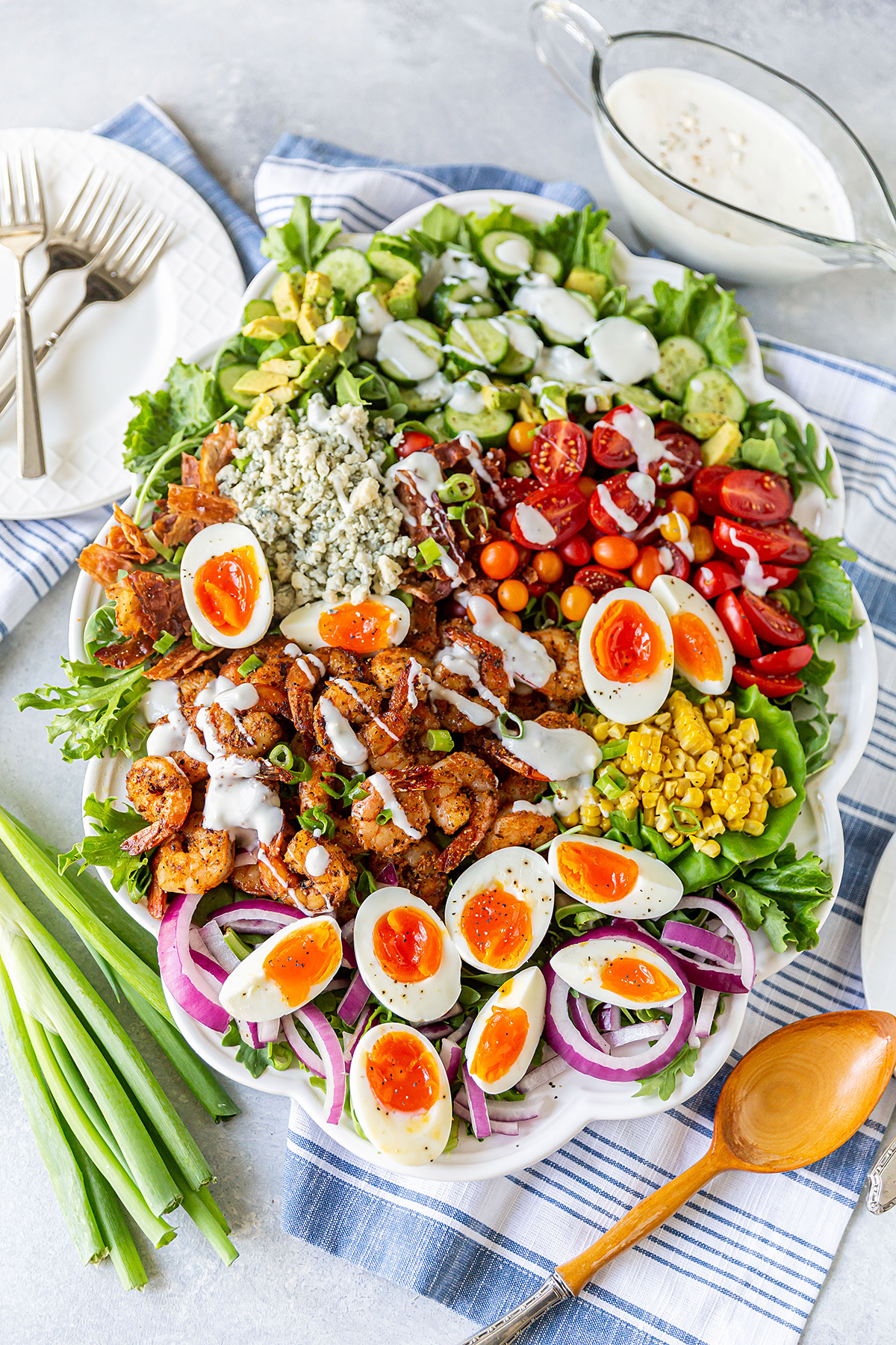 Cajun Shrimp Cobb Salad