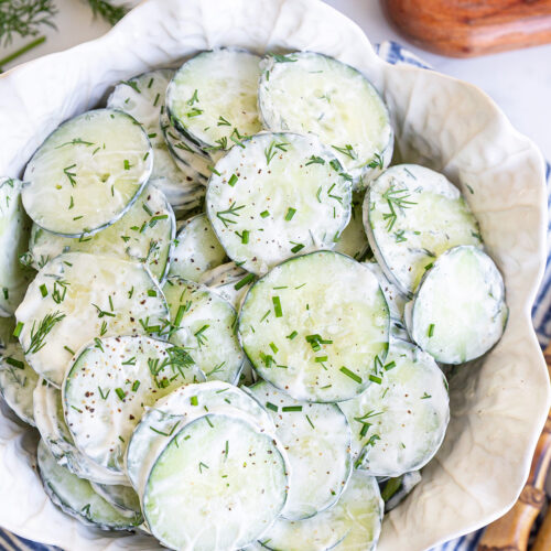 Creamy Cucumber Salad