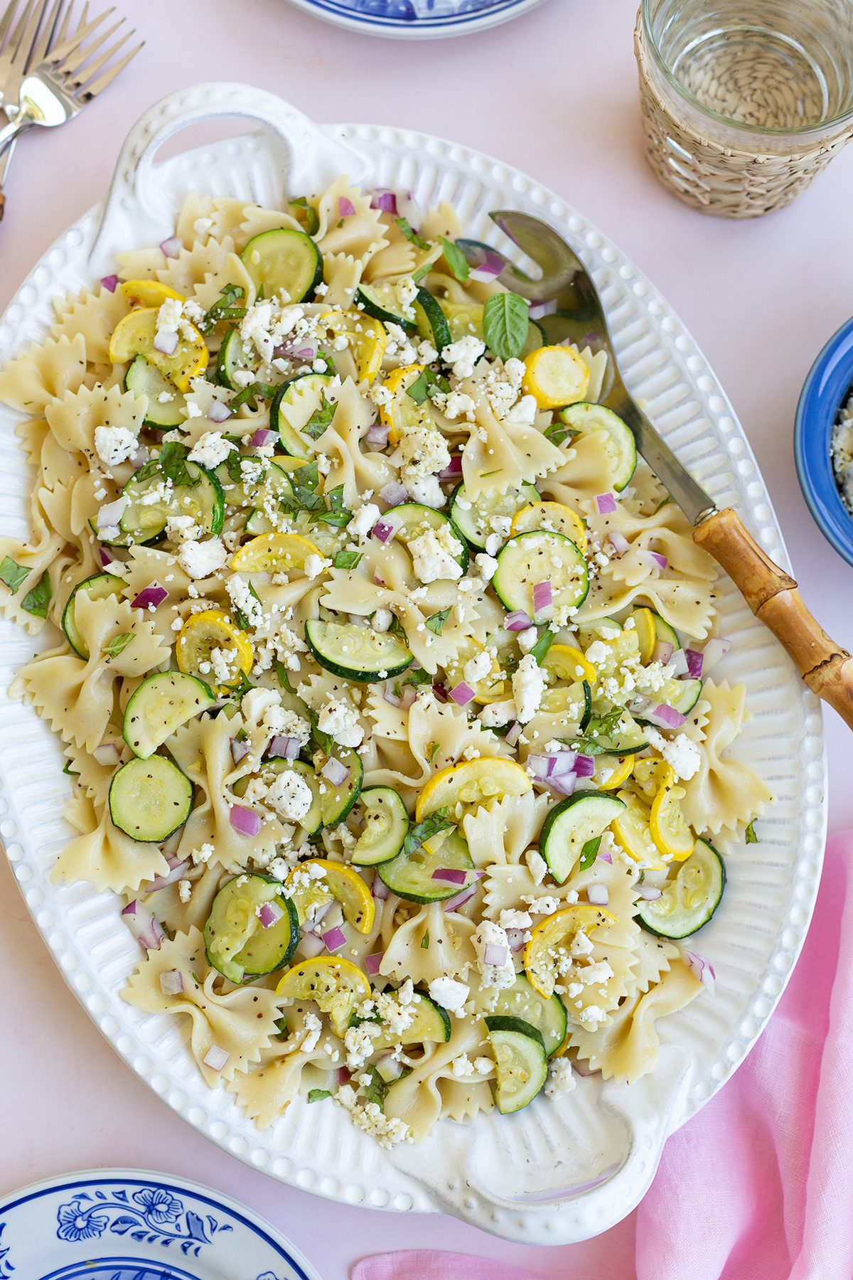Zucchini Summer Squash Pasta Salad
